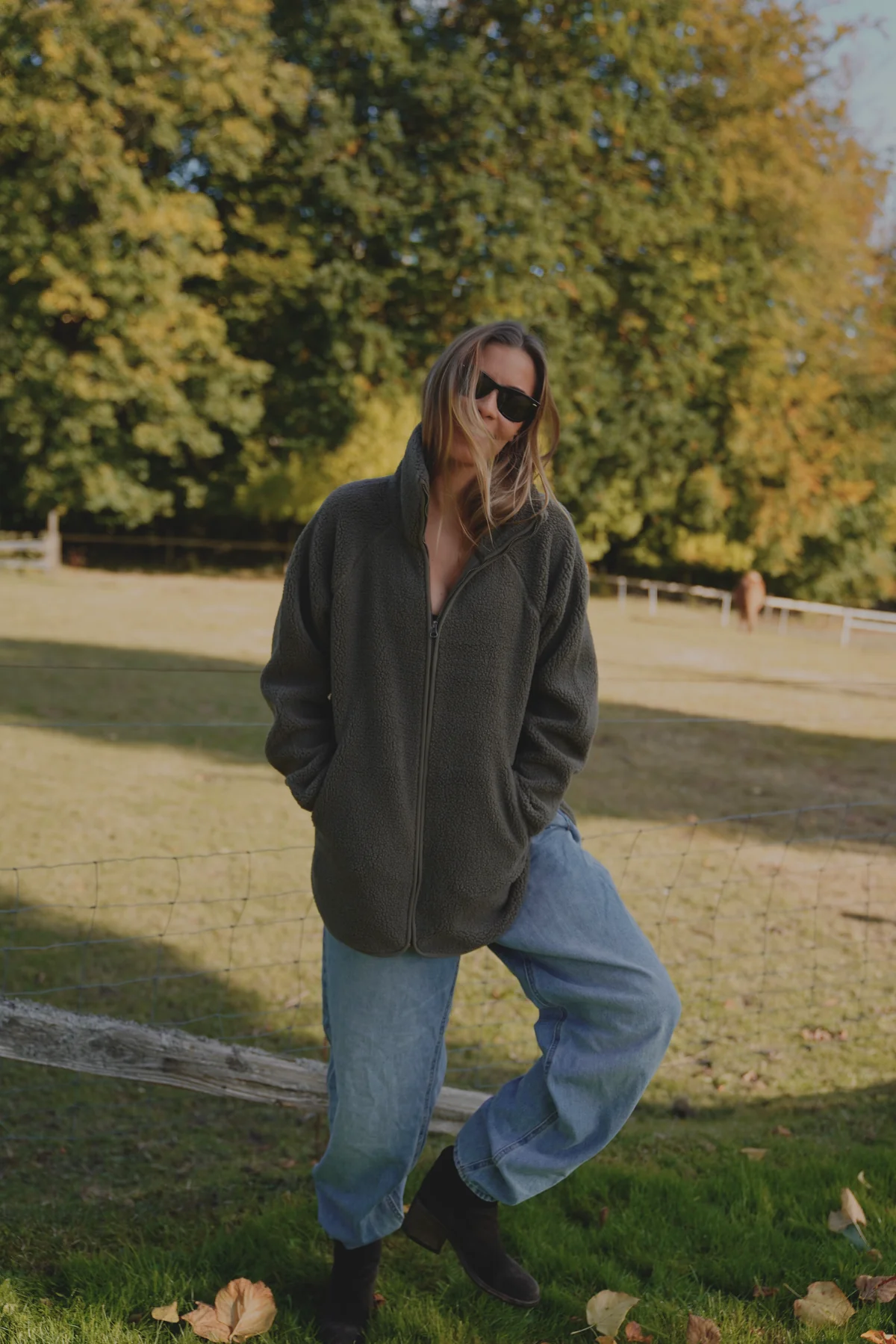 Blue Aria Teddyfleece Jacket