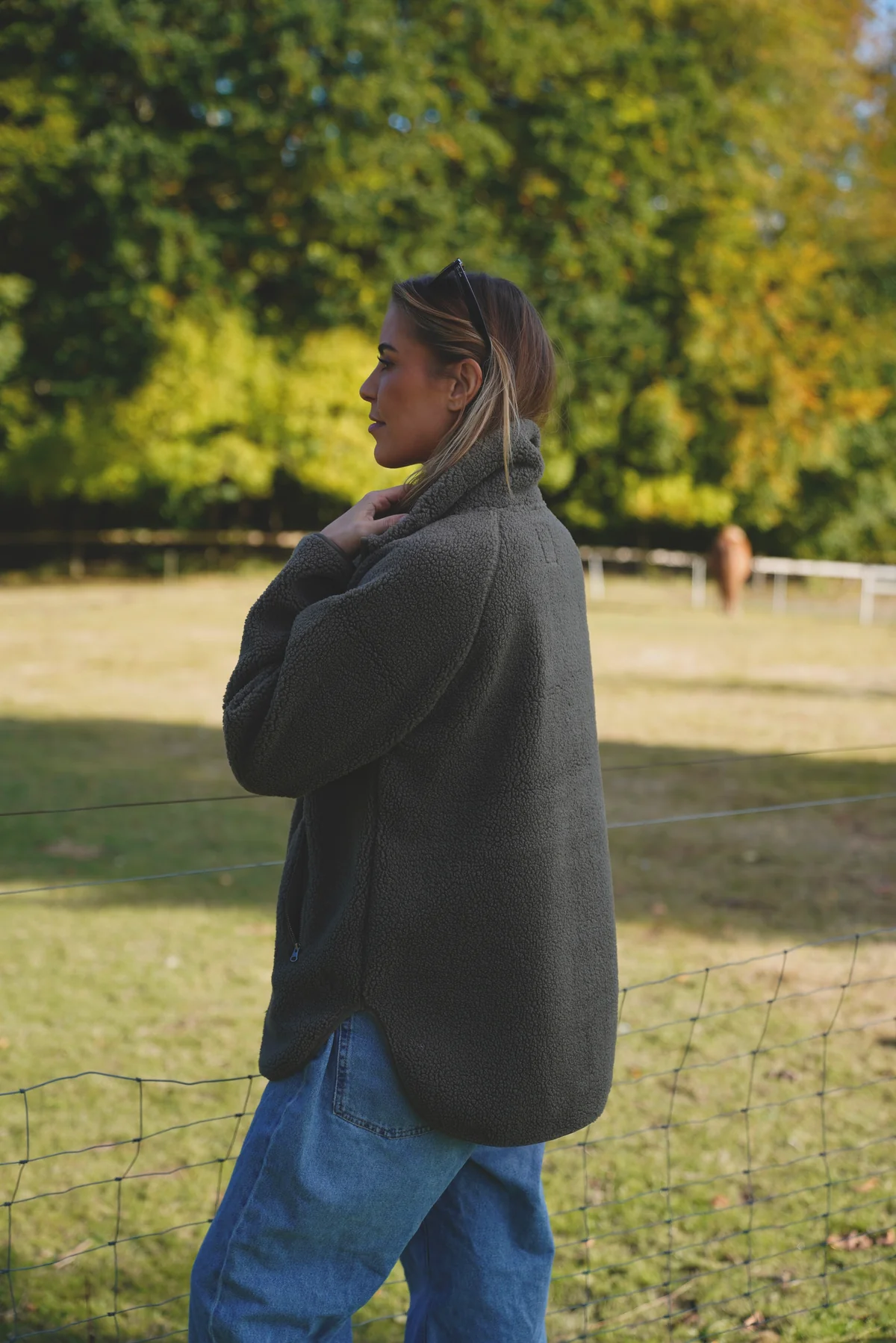 Blue Aria Teddyfleece Jacket