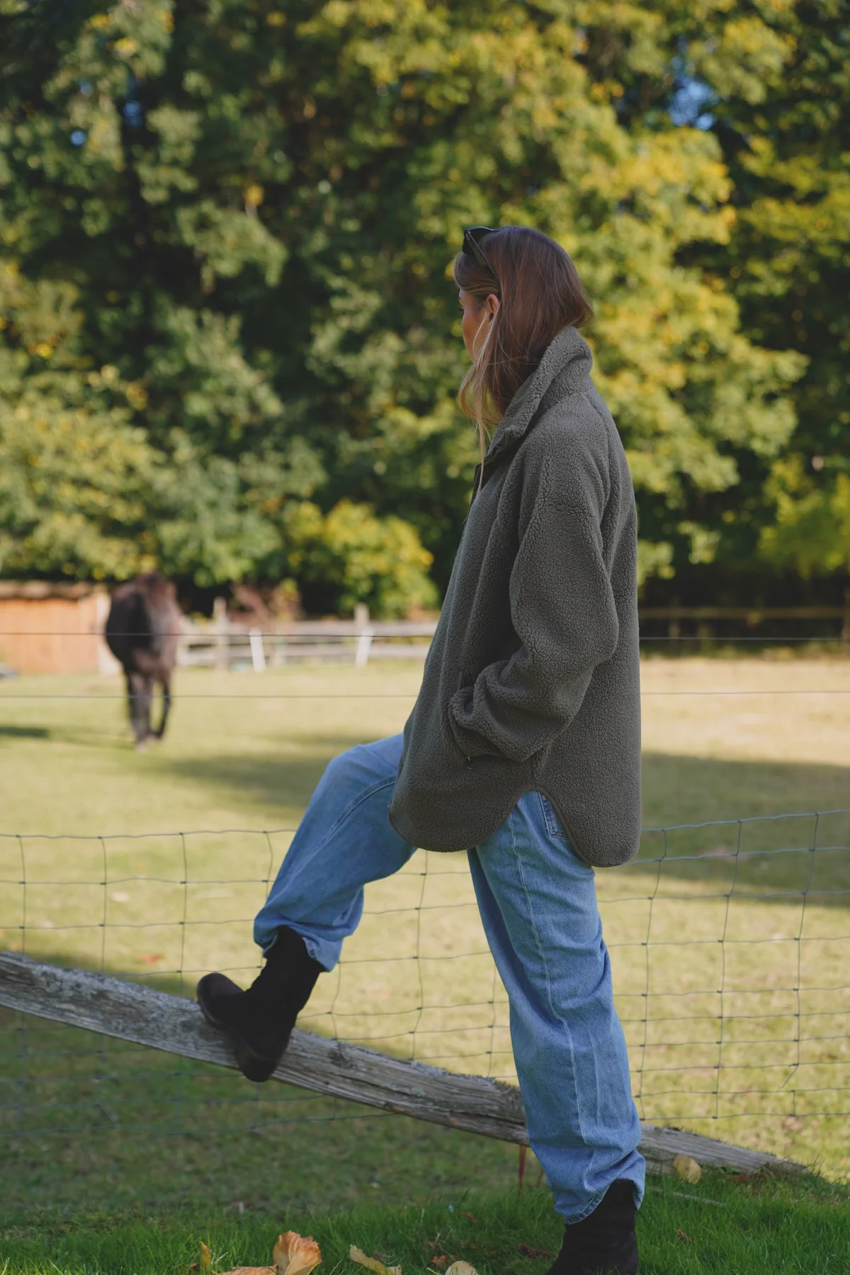 Blue Aria Teddyfleece Jacket