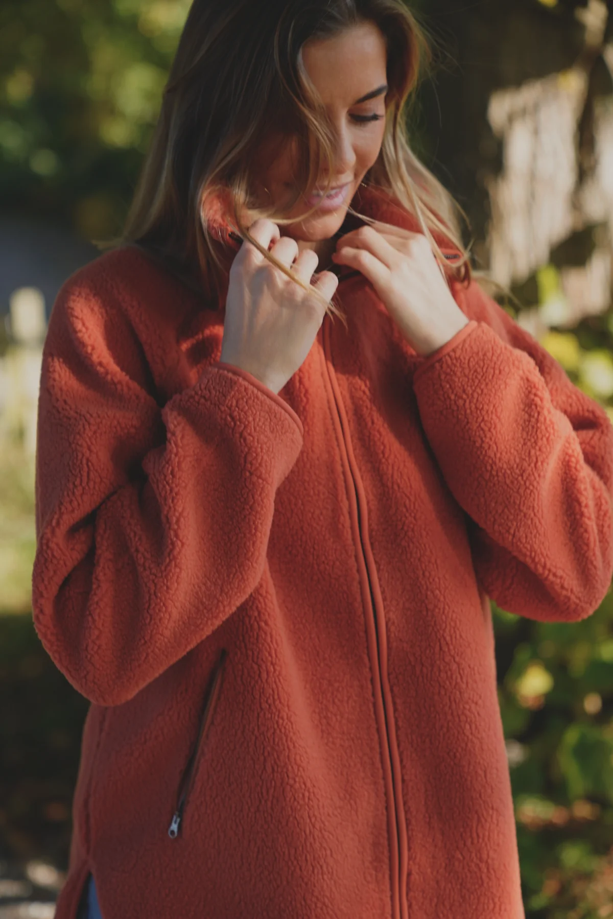 Blue Aria Teddyfleece Jacket