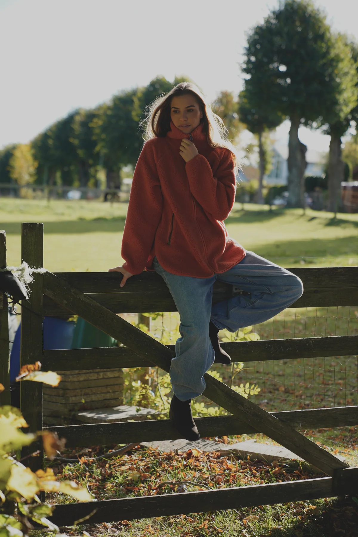 Blue Aria Teddyfleece Jacket