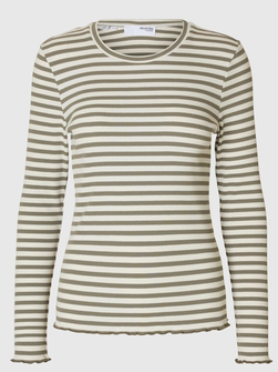 Anna LS crew neck tee