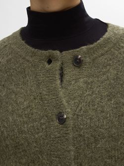 Lulu LS knit short cardigan