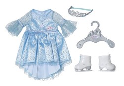 DUKKEKLÆR - BABY BORN PRINCESS ON ICE 43CM