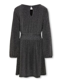 KOGQUEEN L/S GLITTER DRESS BF JRS