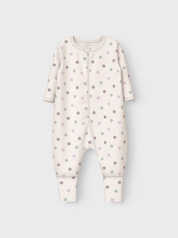 NBFNIGHTSUIT 2P ZIP FF JET DOT 