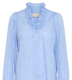 Fransk Frpopla bluse/skjorte