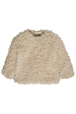 fuskepels jakke peach dust - Hust & Claire