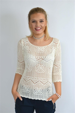 STEEAM knitted pullover Offwhite - Steeam