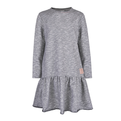 Jente kjole med frill GRAY