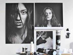 Via Martine Woman Hair 50x70