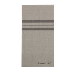 Serviett Striper Brun 2 pk Bloomingville  Brun - Bloomingville