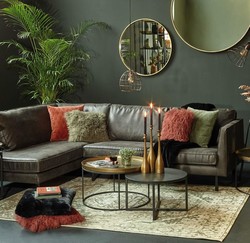 Speil Rea Mirror Antique Gold 120 cm