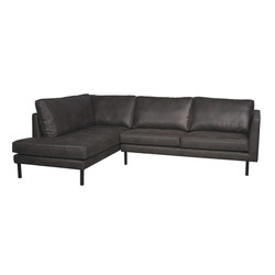 Perugia Lounge sofa Mercey skinn Left