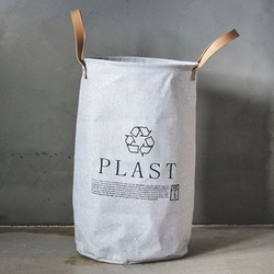 Oppbevaringspose Plast 35x54 cm Grå - Trend Design