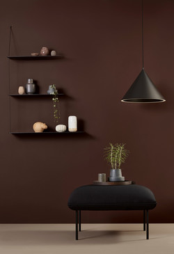 WOUD Stedge shelf Svart Small