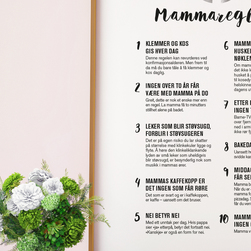 Mammareglene plakat