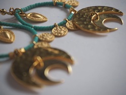 Gold Cleo Earrings 