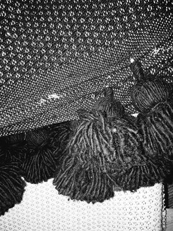 Pom pom teppe