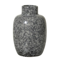 Vase Svart Keramikk Bloomingville Svart - Bloomingville