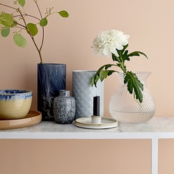 Vase Svart Keramikk Bloomingville